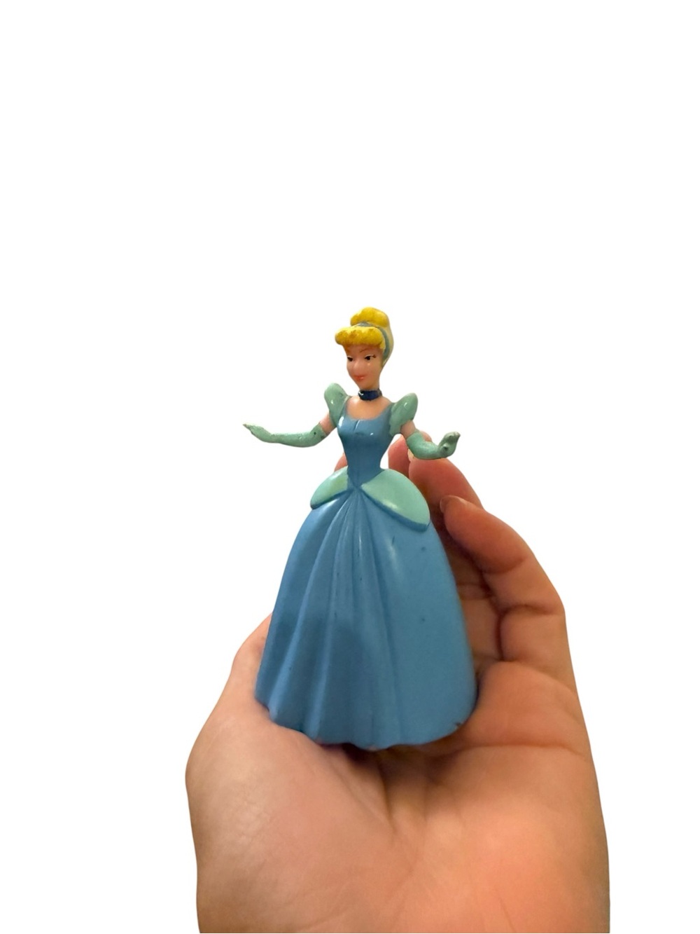 Vintage Disney Cinderella Blue Princess Figurine - Kids Toy
